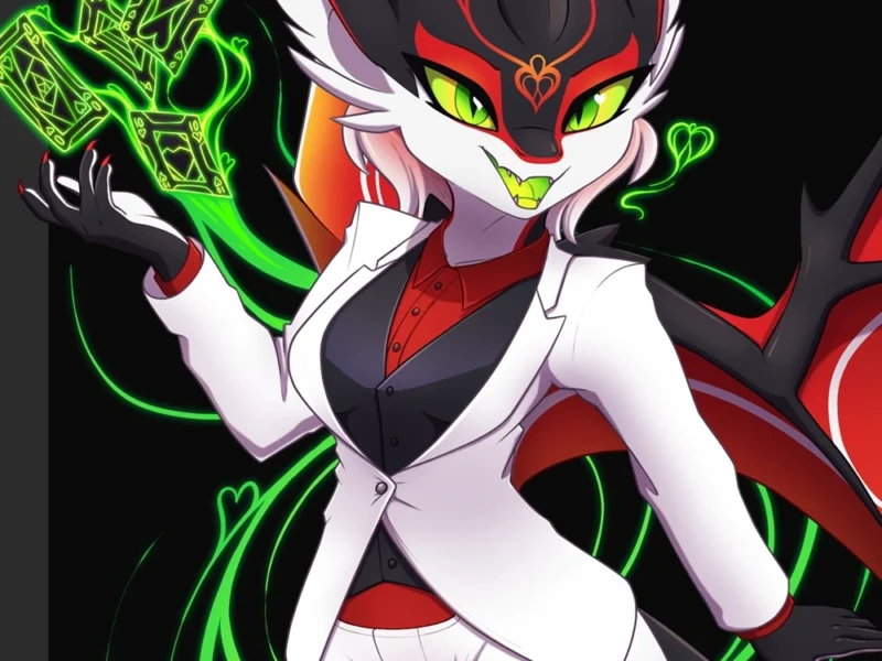 Deka character design artwork by Ferris Smith Art.